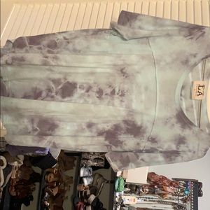 Tie dye cotton shirt